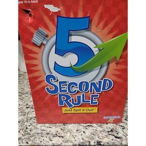 PlayMonster 5 Second Rule Board Game New‎ W/box Damage